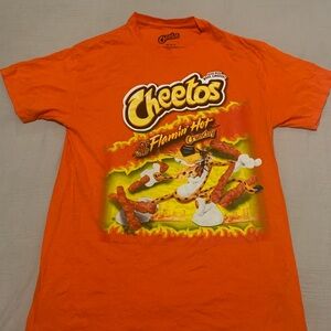 Flamin' Hot Crunchy Kids T-Shirt - Bold Orange